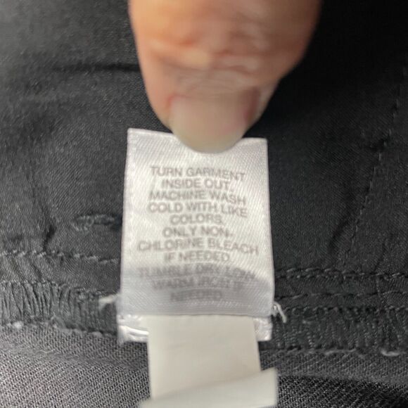 J. Jill 5 Pocket Leggings Jeans‎ Size 12 Gray Faded Black Stretch Denim Mid Rise - Picture 15 of 16